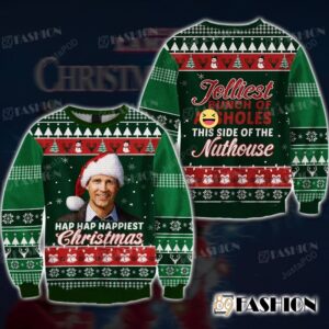National Lampoon?s Christmas Vacation Hap Hap Happiest Christmas Ugly Christmas Sweater