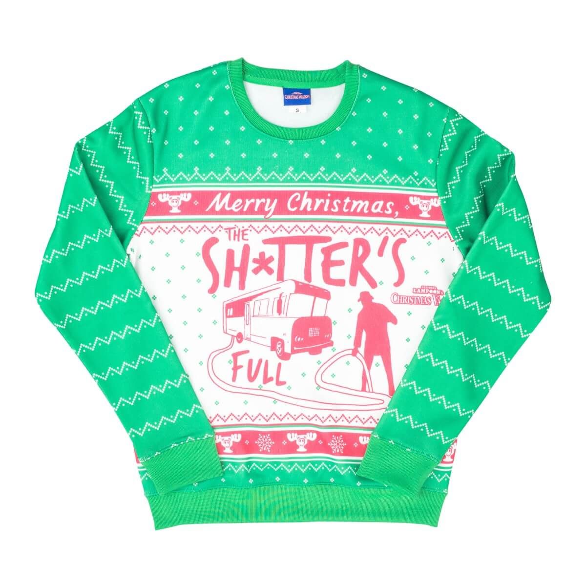 National Lampoons Christmas Vacation Shitters Full For Unisex Ugly Christmas Sweater National Lampoons Christmas Vacation Shitters Full For Unisex Ugly Christmas Sweater