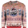 Natural Ice Beer Ugly Christmas Sweater