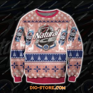 Natural Ice Beer Ugly Sweater