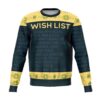 Naughty Wish List Ugly Christmas Sweater