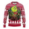 Ncaa Alabama Crimson Tide Grinch Hug Ugly Christmas Sweater