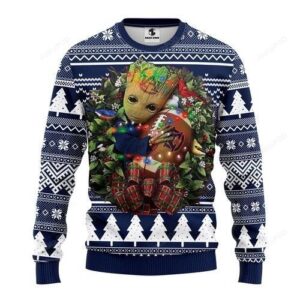 Ncaa Auburn Tigers Groot Hug Ugly Christmas Sweater