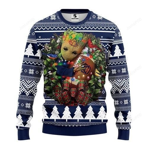 Ncaa Auburn Tigers Groot Hug Ugly Christmas Sweater Ncaa Auburn Tigers Groot Hug Ugly Christmas Sweater