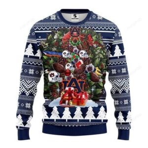 Ncaa Auburn Tigers Tree Christmas Ugly Christmas Sweater
