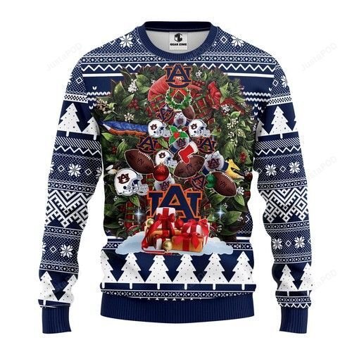Ncaa Auburn Tigers Tree Christmas Ugly Christmas Sweater Ncaa Auburn Tigers Tree Christmas Ugly Christmas Sweater