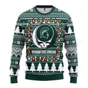 Ncaa Michigan State Spartans Ugly Christmas Sweater