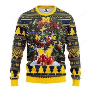 Ncaa Michigan Wolverines Ugly Christmas Sweater