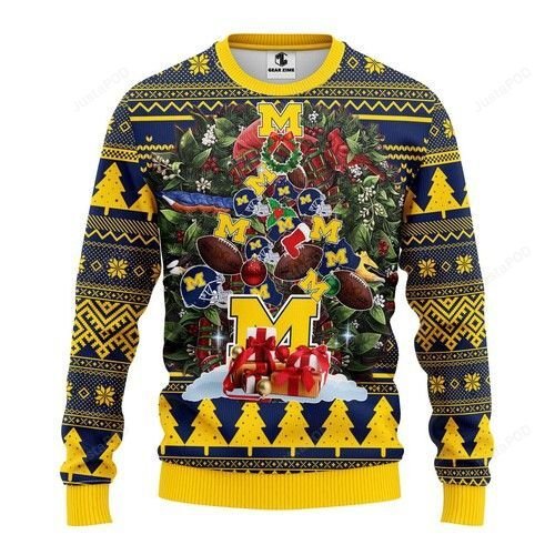 Ncaa Michigan Wolverines Ugly Christmas Sweater Ncaa Michigan Wolverines Ugly Christmas Sweater