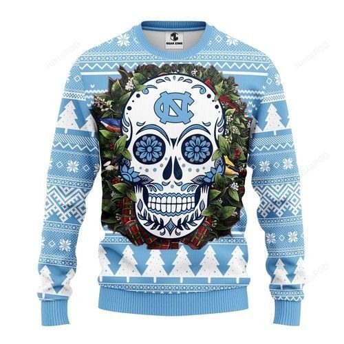 Ncaa North Carolina Tar Heels Ugly Christmas Sweater Ncaa North Carolina Tar Heels Ugly Christmas Sweater