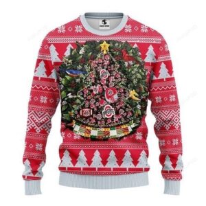 Ncaa Ohio State Buckeyes Ugly Christmas Sweater