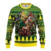Ncaa Oregon Ducks Groot Hug Ugly Christmas Sweater