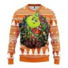 Ncaa Texas Longhorns Grinch Hug Ugly Christmas Sweater