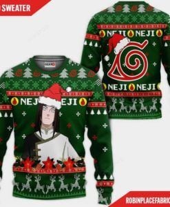 Neji Hyuga Naruto Ugly Christmas Sweater