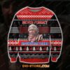 Never Forget American Hero Knitting Pattern For Unisex Ugly Christmas Sweater