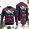 New England Patriots Cute Baby Yoda Grogu Ugly Christmas Sweater