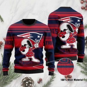 New England Patriots D Full Printed Sweater Shirt For Football Fan NFL Jersey Ugly Christmas Sweater