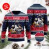 New England Patriots Disney Donald Duck Mickey Mouse Goofy Personalized Ugly Christmas Sweater