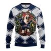 New England Patriots Pug Dog For Unisex Ugly Christmas Sweater