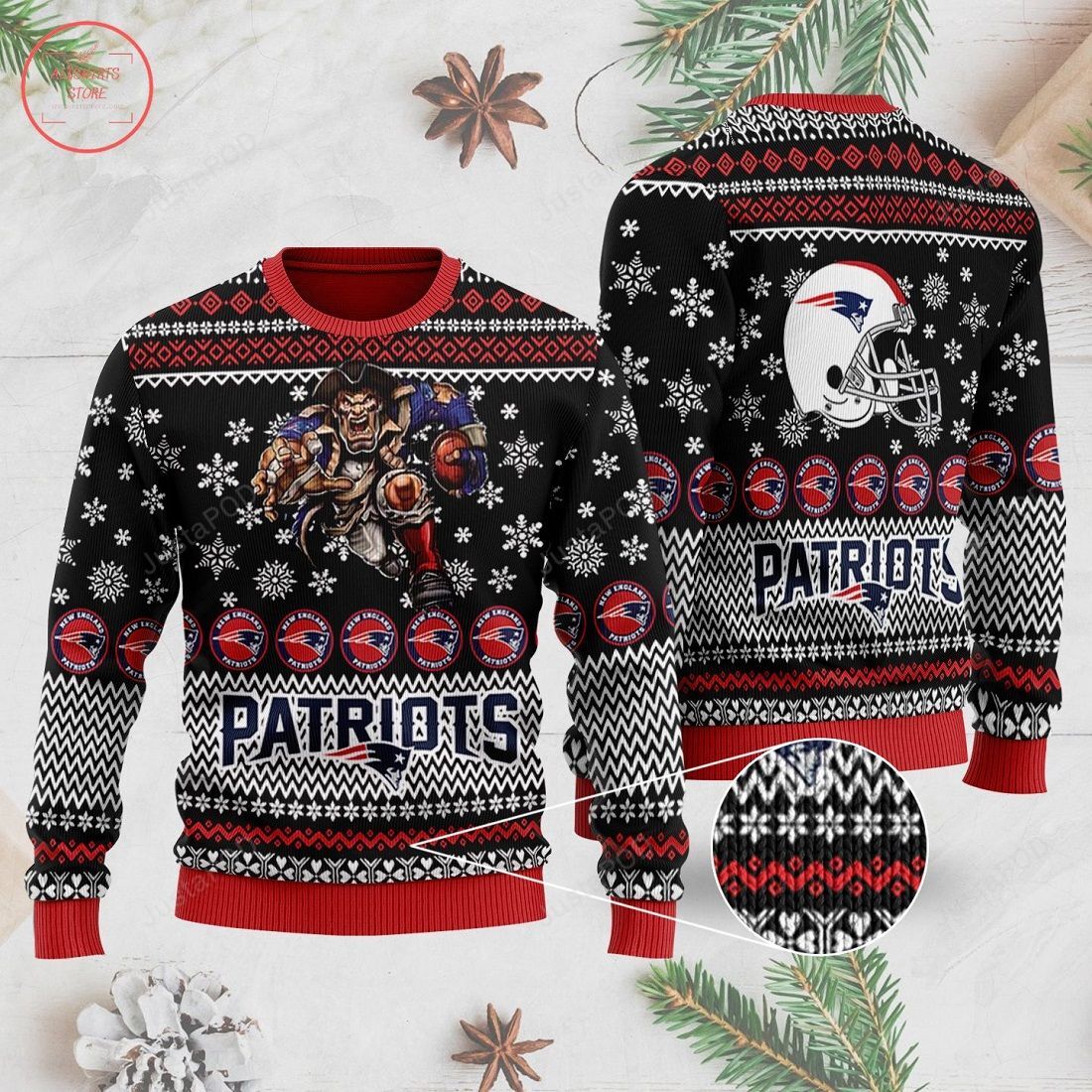 New England Patriots Ugly Christmas Sweater New England Patriots Ugly Christmas Sweater