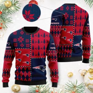 New England Patriots Ugly Christmas Sweaters Best Christmas Gift For Patriots Fans