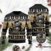 New Orleans Saints Jack Skellington Halloween Ugly Christmas Sweater