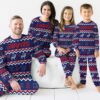 New York Giants Best Holiday Matching Family Christmas Pajamas Ugly Christmas Sweater