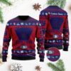 New York Giants Football Team Logo Custom Name Personalized Ugly Christmas Sweater