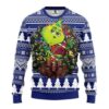 New York Giants Grinch Hug Ugly Christmas Sweater