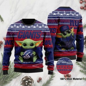 New York Giants Sweater Ugly Christmas Sweater