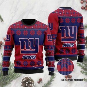 New York Giants Wool Christmas For Fans Ugly Christmas Sweater