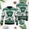 New York Jets Football Team Logo Custom Name Personalized Ugly Christmas Sweater