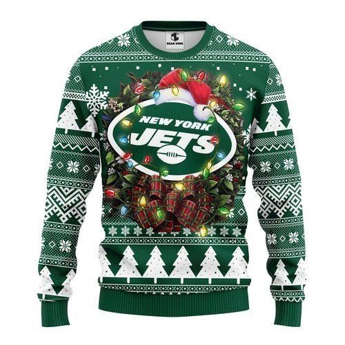 New York Jets For Unisex Ugly Christmas Sweater New York Jets For Unisex Ugly Christmas Sweater