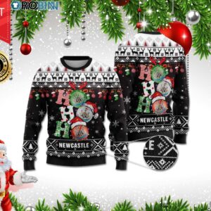 Newcastle Ho Ho Ho 3D Print Christmas Wool Sweater
