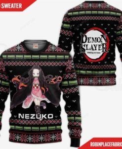 Nezuko Kamado Demon Slayer Ugly Christmas Sweater
