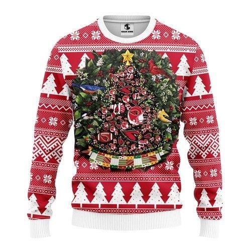 Nfl Arizona Cardinals Christmas Ugly Christmas Sweater Nfl Arizona Cardinals Christmas Ugly Christmas Sweater