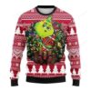 Nfl Arizona Cardinals Grinch Hug Ugly Christmas Sweater