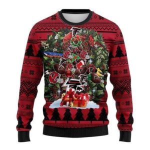 Nfl Atlanta Falcons Tree Christmas Ugly Christmas Sweater