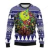 Nfl Baltimore Ravens Grinch Hug Ugly Christmas Sweater