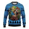 Nfl Carolina Panthers Groot Hug Ugly Christmas Sweater