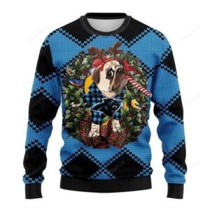 Nfl Carolina Panthers Pug Dog Ugly Christmas Sweater