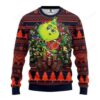 Nfl Chicago Bears Grinch Hug Ugly Christmas Sweater