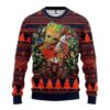 Nfl Chicago Bears Groot Hug Ugly Christmas Sweater