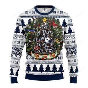 Nfl Dallas Cowboys Christmas Tree Ugly Christmas Sweater