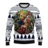 Nfl Dallas Cowboys Groot Hug Ugly Christmas Sweater