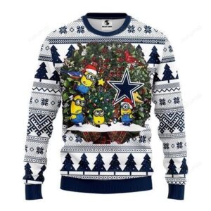 Nfl Dallas Cowboys Minion Ugly Christmas Sweater