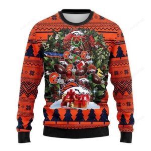 Nfl Denver Brocos Ugly Christmas Sweater