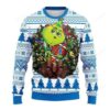 Nfl Detroit Lions Grinch Hug Ugly Christmas Sweater