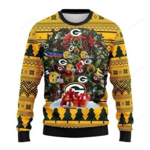 Nfl Green Bay Packers Tree Christmas Ugly Christmas Sweater