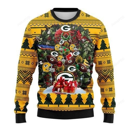 Nfl Green Bay Packers Tree Christmas Ugly Christmas Sweater Nfl Green Bay Packers Tree Christmas Ugly Christmas Sweater